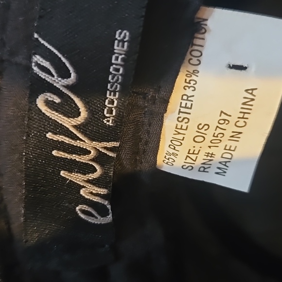 Enyce Stylish Charcoal Black and Gold Bucket Hat - Picture 7 of 8